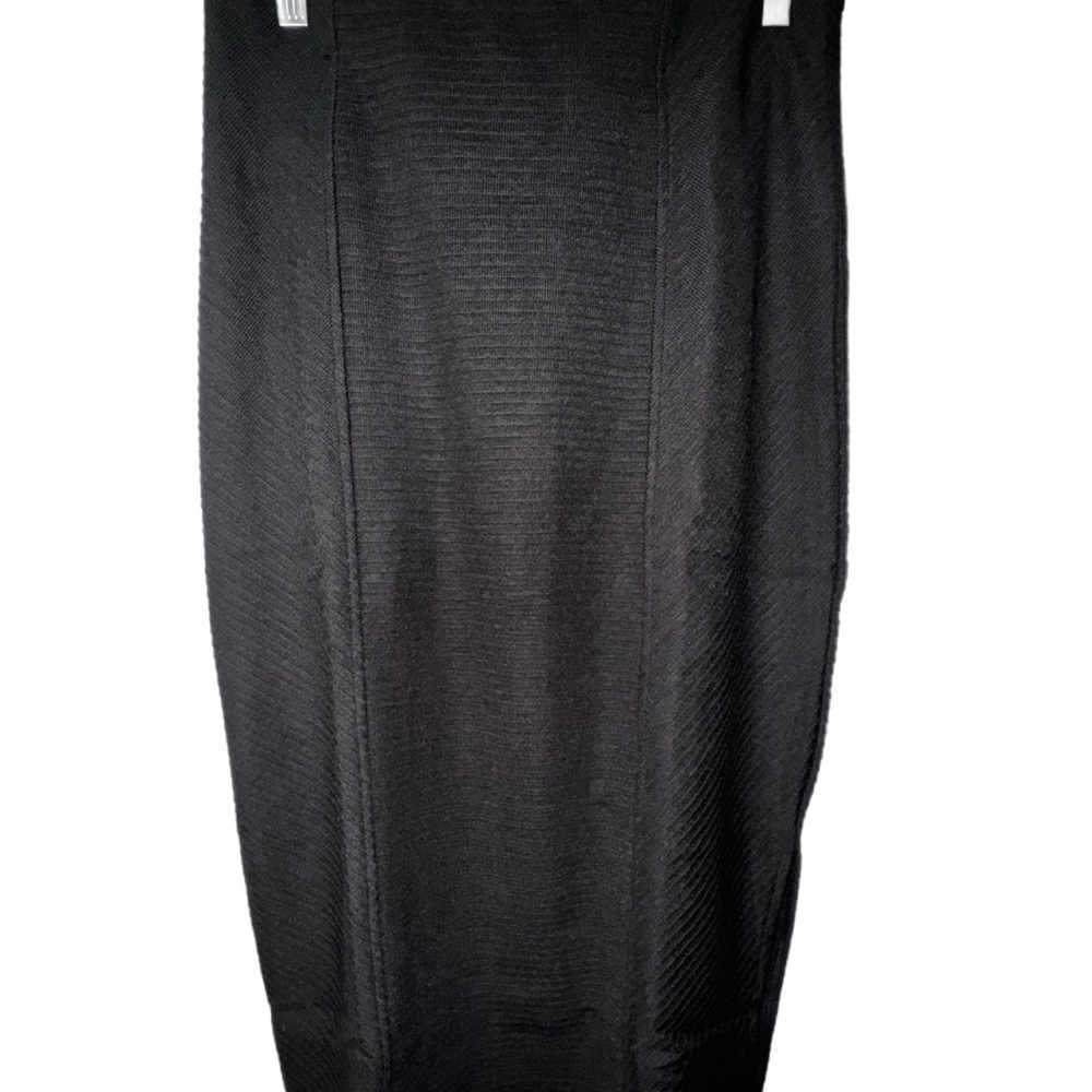 Band Of The Free Renee Black Ribbed Skirt